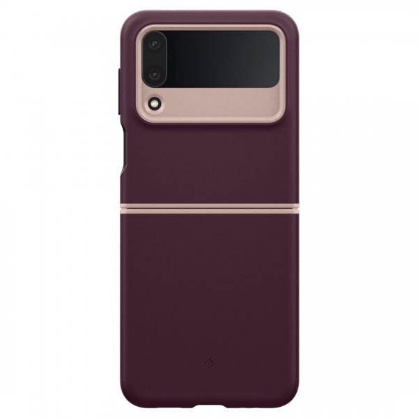 Samsung Galaxy Z Flip 4 Skal Nano Pop Burgundy Bean