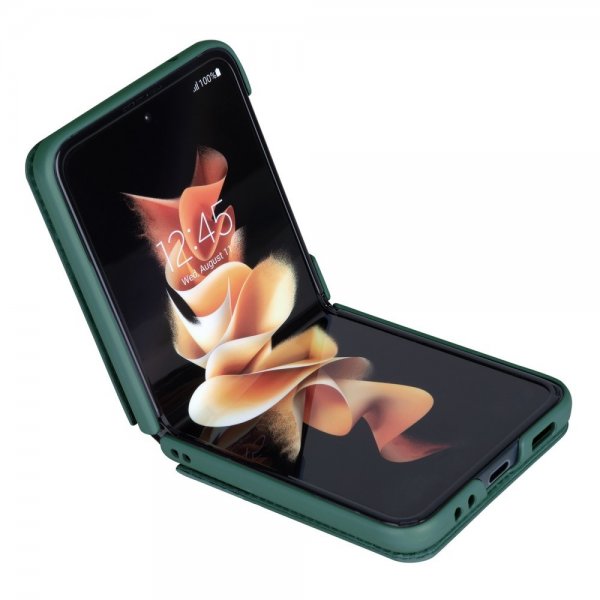 Samsung Galaxy Z Flip 4 Skal Qin Series Grön