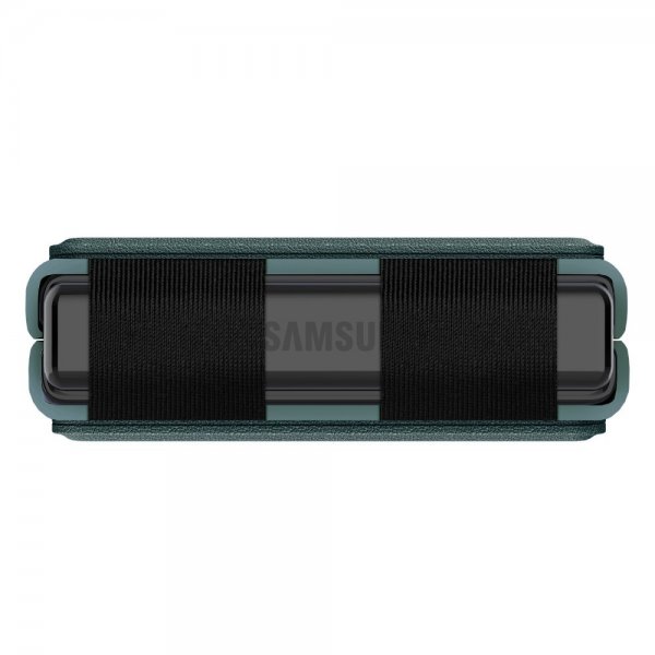 Samsung Galaxy Z Flip 4 Skal Qin Series Grön