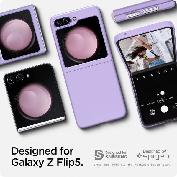 Samsung Galaxy Z Flip 5 Skal Air Skin Rose Purple