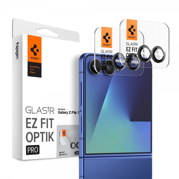 Samsung Galaxy Z Flip 7 Kameraskydd GLAS.tR EZ Fit Optik Pro 2-pack