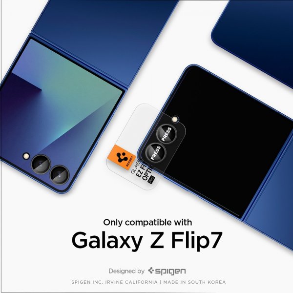Samsung Galaxy Z Flip 7 Kameraskydd GLAS.tR EZ Fit Optik Pro 2-pack