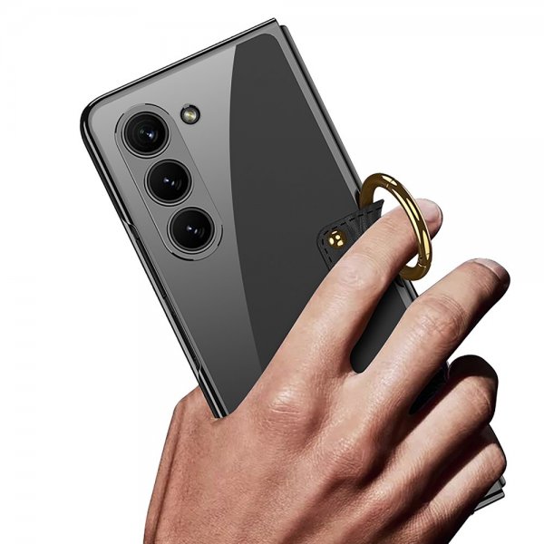 Samsung Galaxy Z Fold 5 Skal Finger Ring Grön