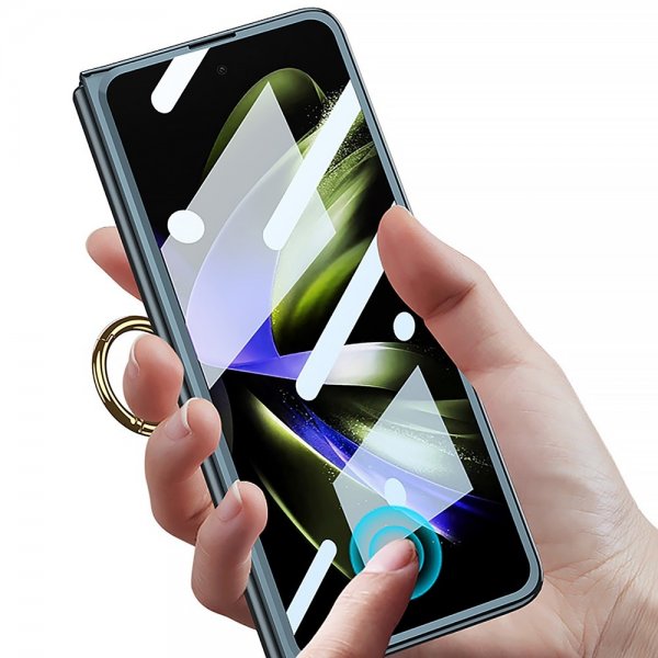 Samsung Galaxy Z Fold 5 Skal Finger Ring Transparent
