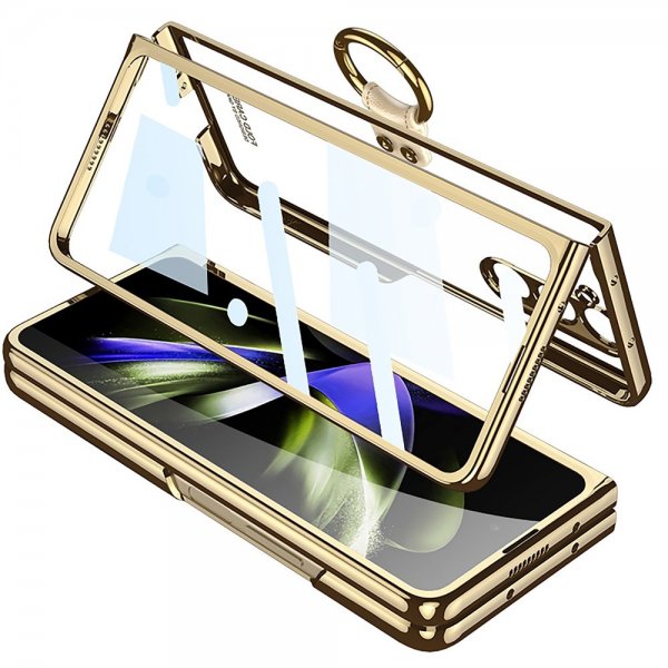 Samsung Galaxy Z Fold 5 Skal Finger Ring Transparent