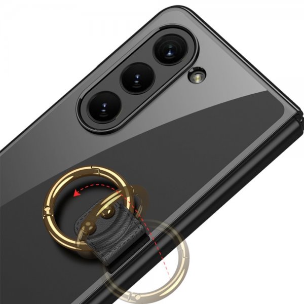 Samsung Galaxy Z Fold 5 Skal med Ringhållare Grön