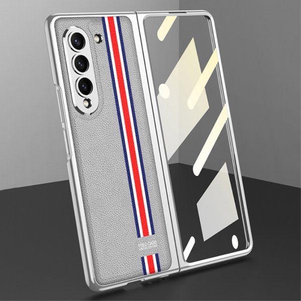 Samsung Galaxy Z Fold 5 Skal Stripe Vit