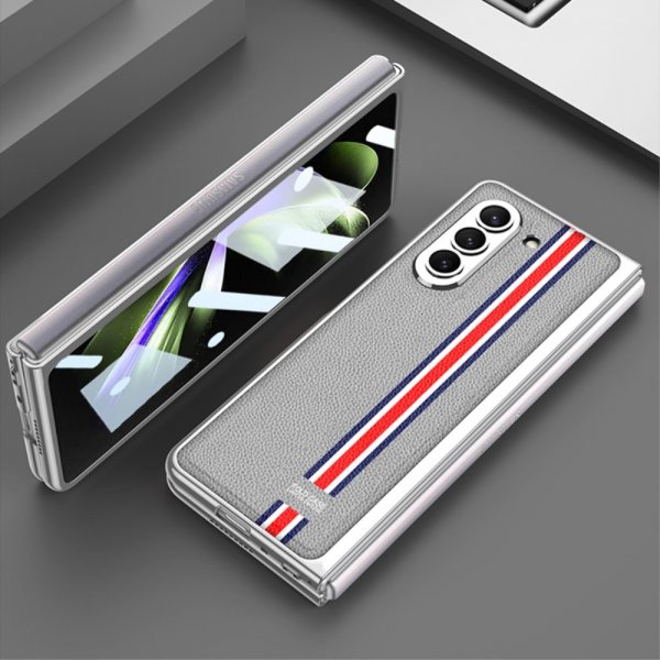 Samsung Galaxy Z Fold 5 Skal Stripe Vit