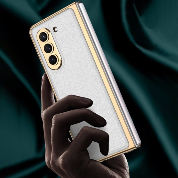 Samsung Galaxy Z Fold 5 Skal Stripe Vit