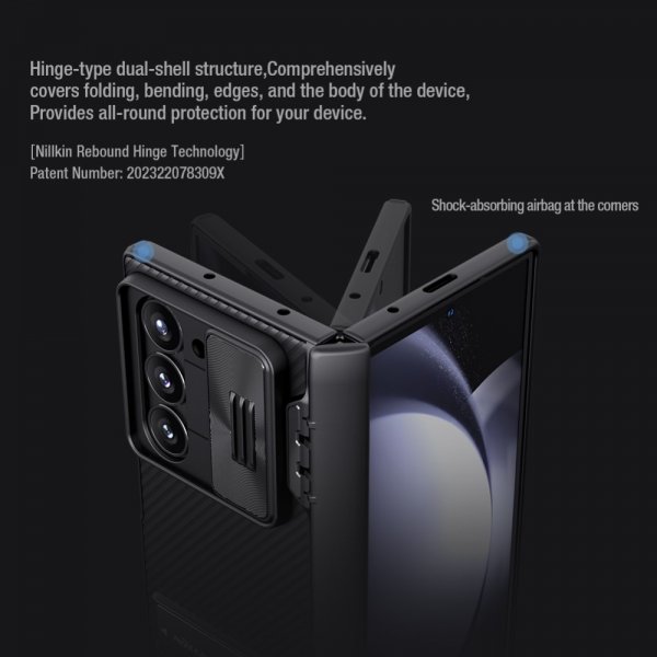 Samsung Galaxy Z Fold 6 Skal CamShield Fold Svart