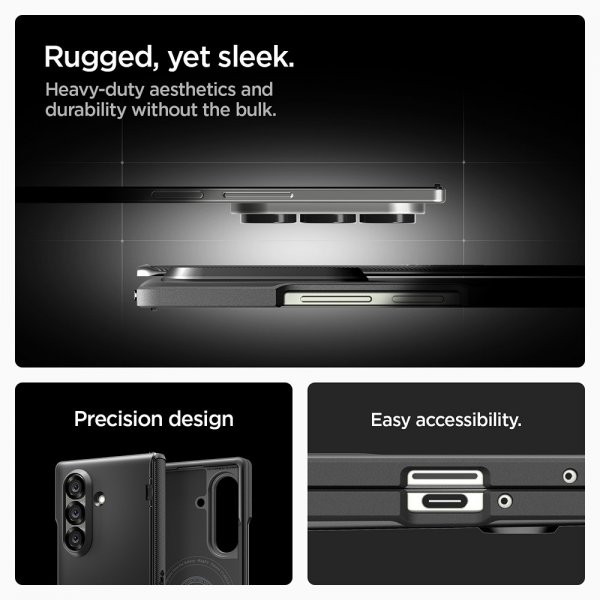 Samsung Galaxy Z Fold 7 Skal Slim Armor Pro MagFit Svart