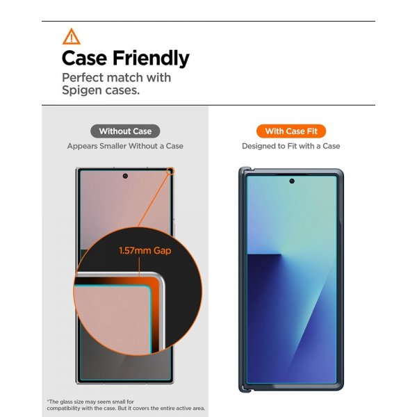 Samsung Galaxy Z Fold 7 Skärmskydd GLAS.tR EZ Fit Pro 2-pack
