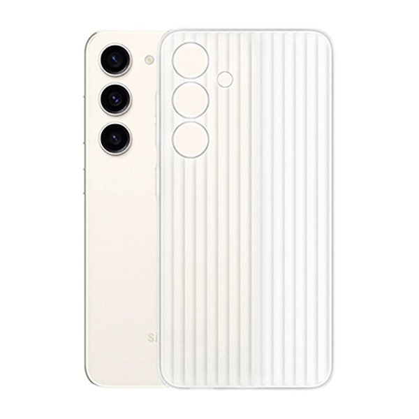 Samsung Galaxy S24 Plus Skal Korrugerad MagSafe Transparent