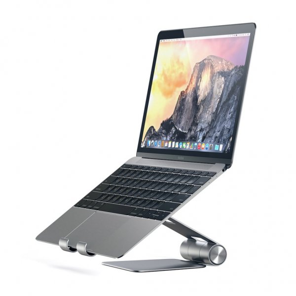 R1 Aluminium Hinger Holder Foldable Stand Space Gray
