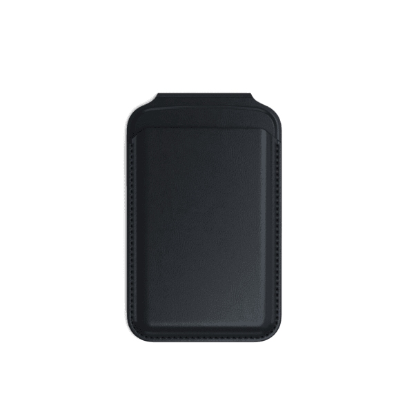 Korthållare Vegan-Leather Magnetic Wallet Stand Svart