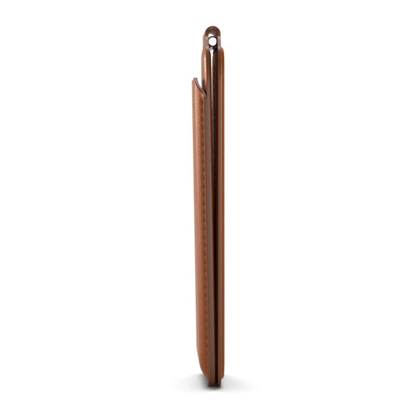 Korthållare Vegan-Leather Magnetic Wallet Stand Brun