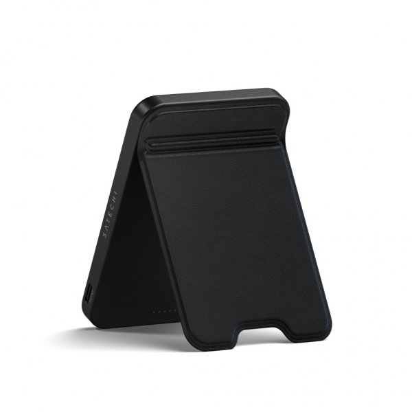 OntheGo Qi2 5K MagSafe-powerbank med Stativ Svart