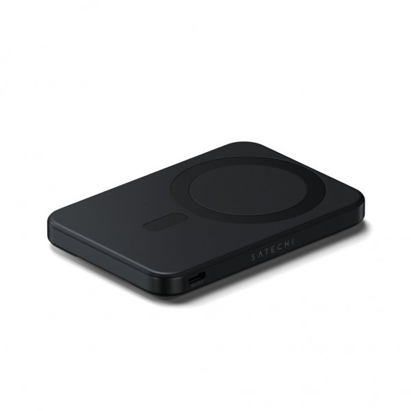 OntheGo Qi2 5K MagSafe-powerbank med Stativ Svart