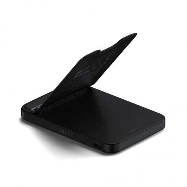 OntheGo Qi2 5K MagSafe-powerbank med Stativ Svart