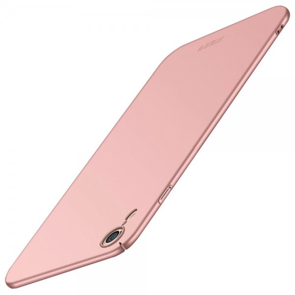 Shield till iPhone Xr Skal Extra Tunt Hårdplast Roseguld