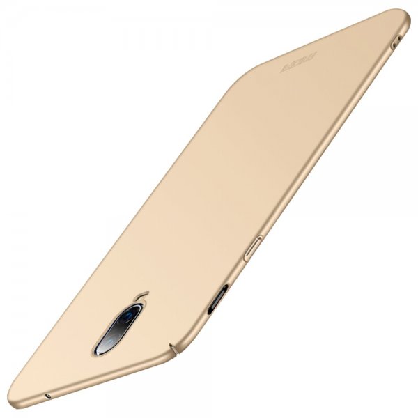 Shield till OnePlus 6T Skal Extra Tunt Hårdplast Guld