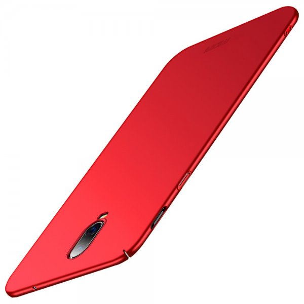 Shield till OnePlus 6T Skal Extra Tunt Hårdplast Röd
