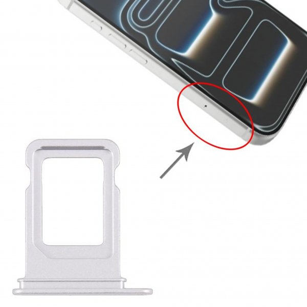 Simkortshållare för iPhone 17 Pro - Silver