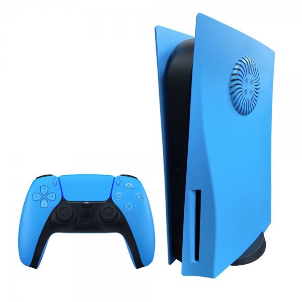 Skal till PlayStation 5 Disc Edition Spelkonsoll Blå