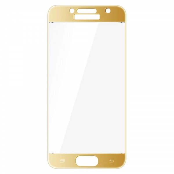 Skärmskydd i Härdat Glas Full Size till Samsung Galaxy A3 2017 Guld