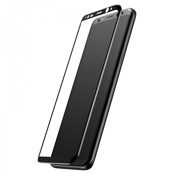 Skärmskydd i Härdat Glas till Samsung Galaxy S8 3D Full Size Svart