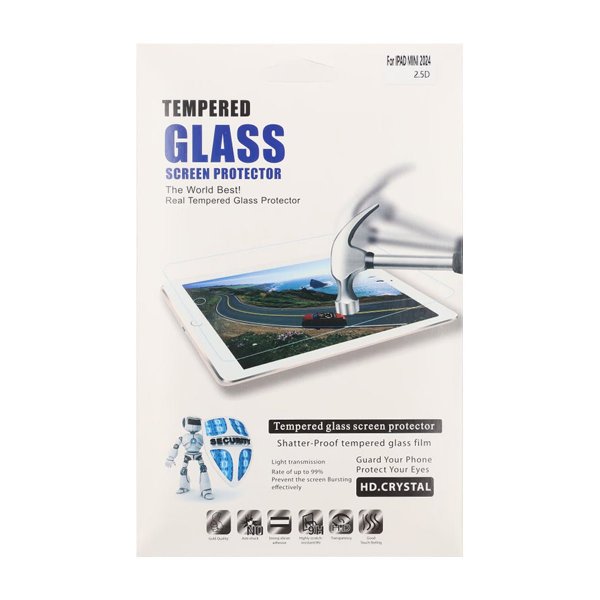 iPad mini (A17 Pro) Skärmskydd Härdat Glas