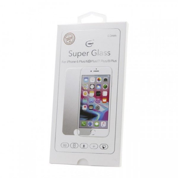 iPhone 6/6S Plus/iPhone 7 Plus/iPhone 8 Plus Skärmskydd Härdat Glas 0.2mm