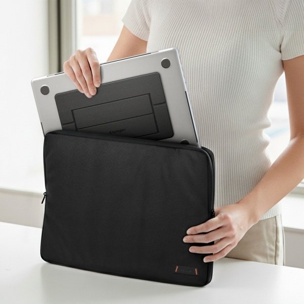 Slim Fold Laptop Stand Svart