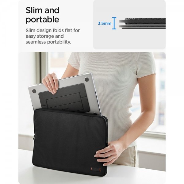 Slim Fold Laptop Stand Svart