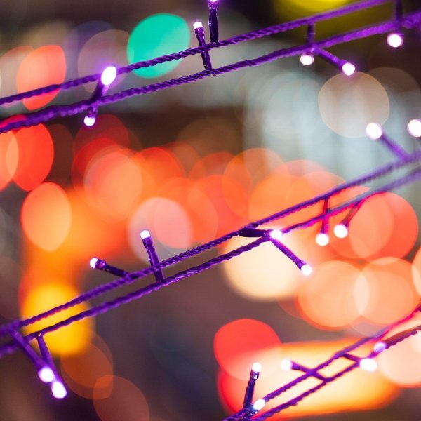 LED Light Chain 5m IP44 Warm White