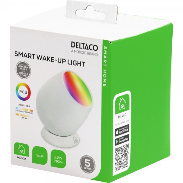 Smart Wake-up-lampa RGB USB-C