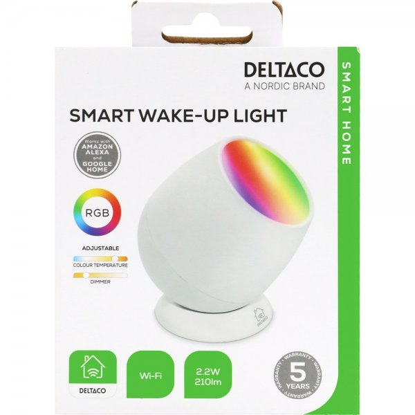 Smart Wake-up-lampa RGB USB-C