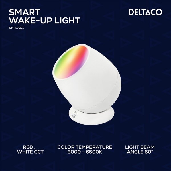 Smart Wake-up-lampa RGB USB-C