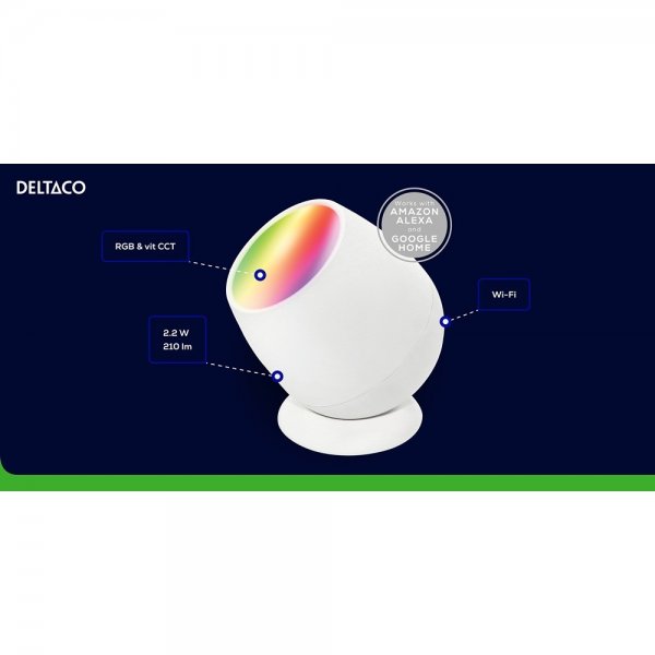 Smart Wake-up-lampa RGB USB-C