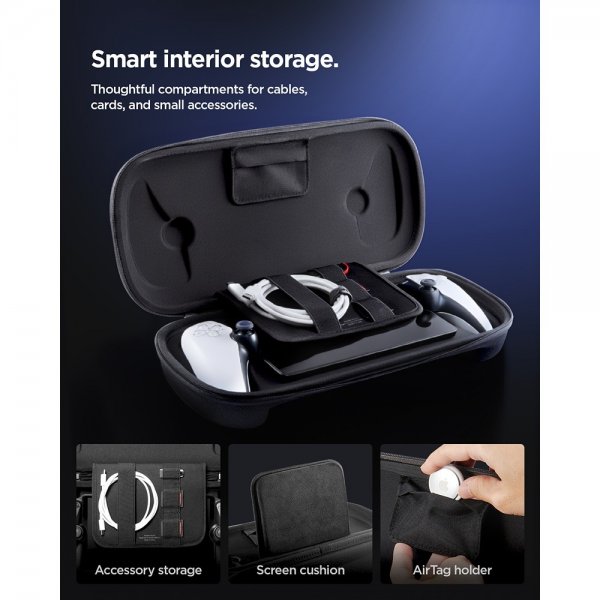 Sony PlayStation Portal Fodral Klasden Pouch Charcoal Gray