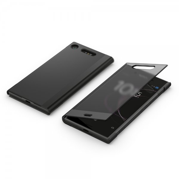 Style Cover Touch SCTG50 till Sony Xperia XZ1 Fodral Svart