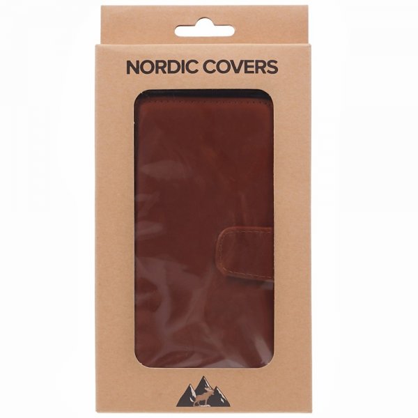 Sony Xperia 1 V Fodral Essential Leather Maple Brown