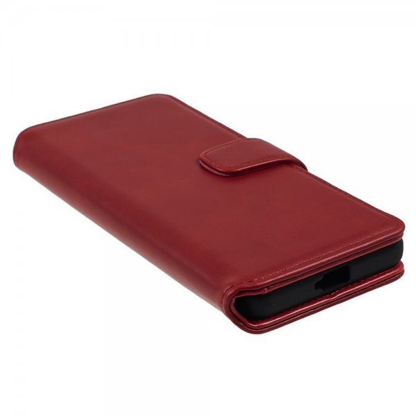 Sony Xperia 1 V Fodral Essential Leather Poppy Red