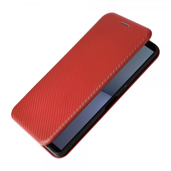 Sony Xperia 1 VI Fodral Kolfibertextur Brun