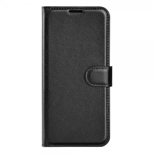 Sony Xperia 5 V Fodral Litchi Svart