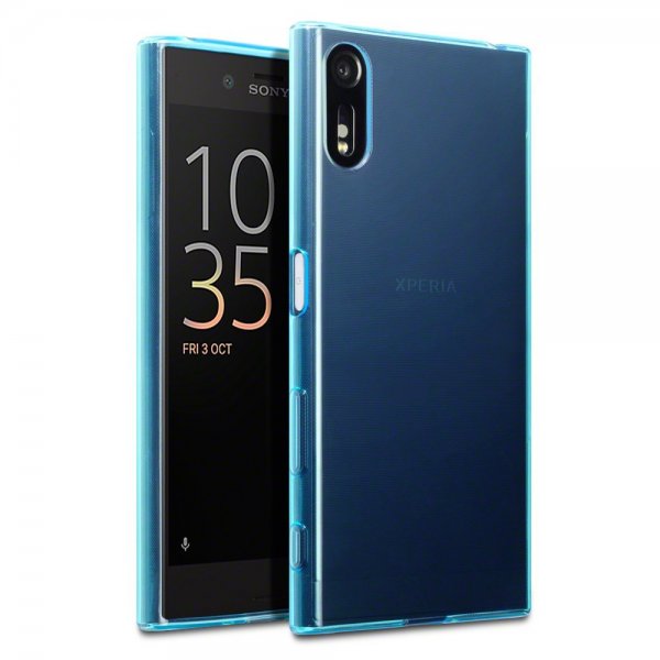 Sony Xperia XZ/XZs Mobilskal TPU Transparent Blå