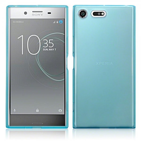 Sony Xperia XZ Premium Skal TPU Transparent Blå