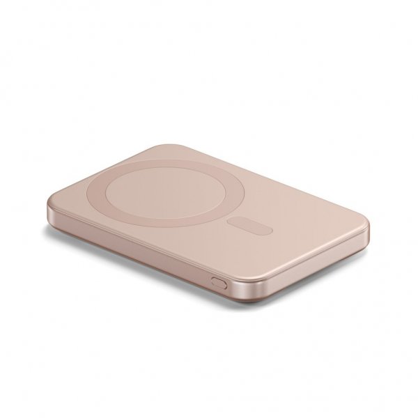 OntheGo Qi2 5K MagSafe-powerbank med Stativ Desert Rose