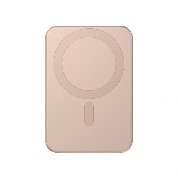 OntheGo Qi2 5K MagSafe-powerbank med Stativ Desert Rose