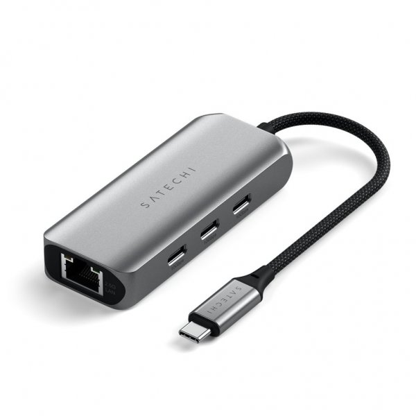 4-i-1 USB-C-hubb med 2.5 Gigabit Ethernet